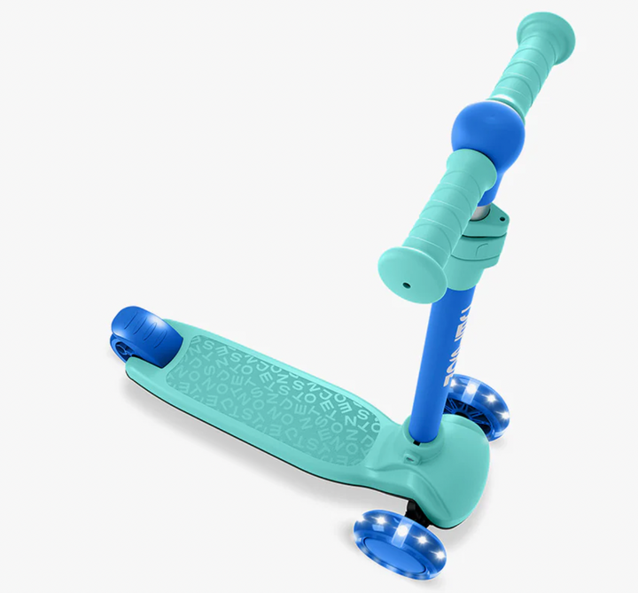 Jetson Gem Learn & Grow 3-Wheel Kids Scooter | Adjustable Handlebar | Lean-to-Steer Ride | Motion LED Wheels | Ages 3+ | JGEM-BLU | In-Store Exclusive