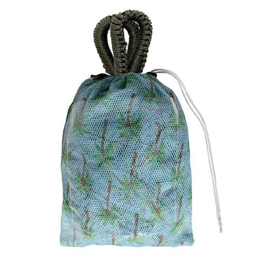 Bliss Hammocks BH-406WCA Mesh Hammock in a Bag | With Hanging Rope Kit | 55-in. Wide | UV-Resistant | 350 Lb. Capacity