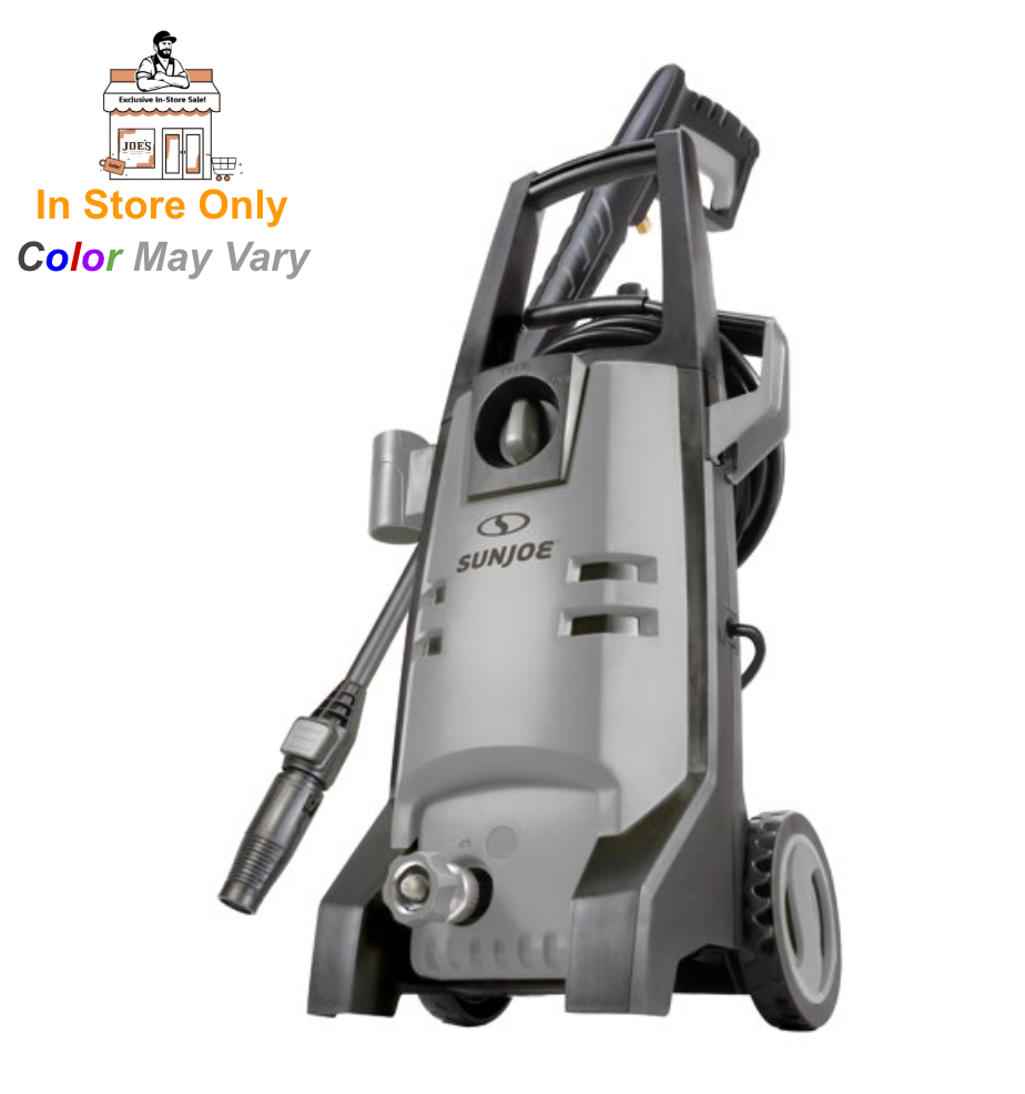 Restored Sun Joe SPX2004 Electric Pressure Washer | In-Store Exclusive | 3 Nozzles | Foam Cannon | 2100 PSI Max | 1.8 GPM Max (Refurbished)