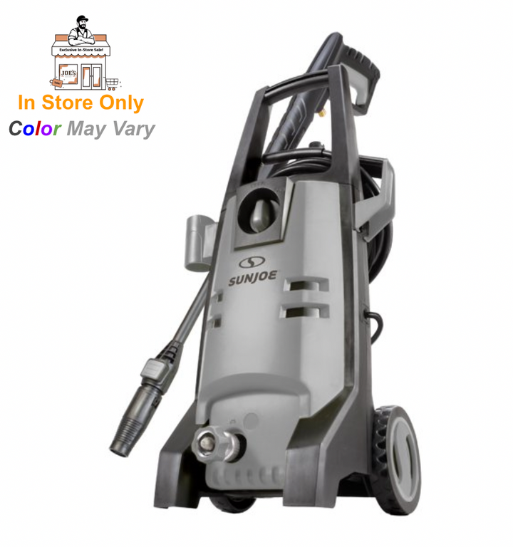 Restored Sun Joe SPX2004 Electric Pressure Washer | In-Store Exclusive | 3 Nozzles | Foam Cannon | 2100 PSI Max | 1.8 GPM Max (Refurbished)