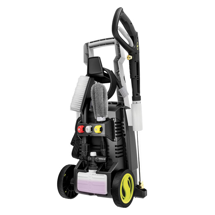 Restored Sun Joe SPX2700-MAX Electric Pressure Washer | 13-Amp | W/ Utility Bristle Brush + Rim Brush | Quick Connect + Turbo Nozzles (Refurbished)
