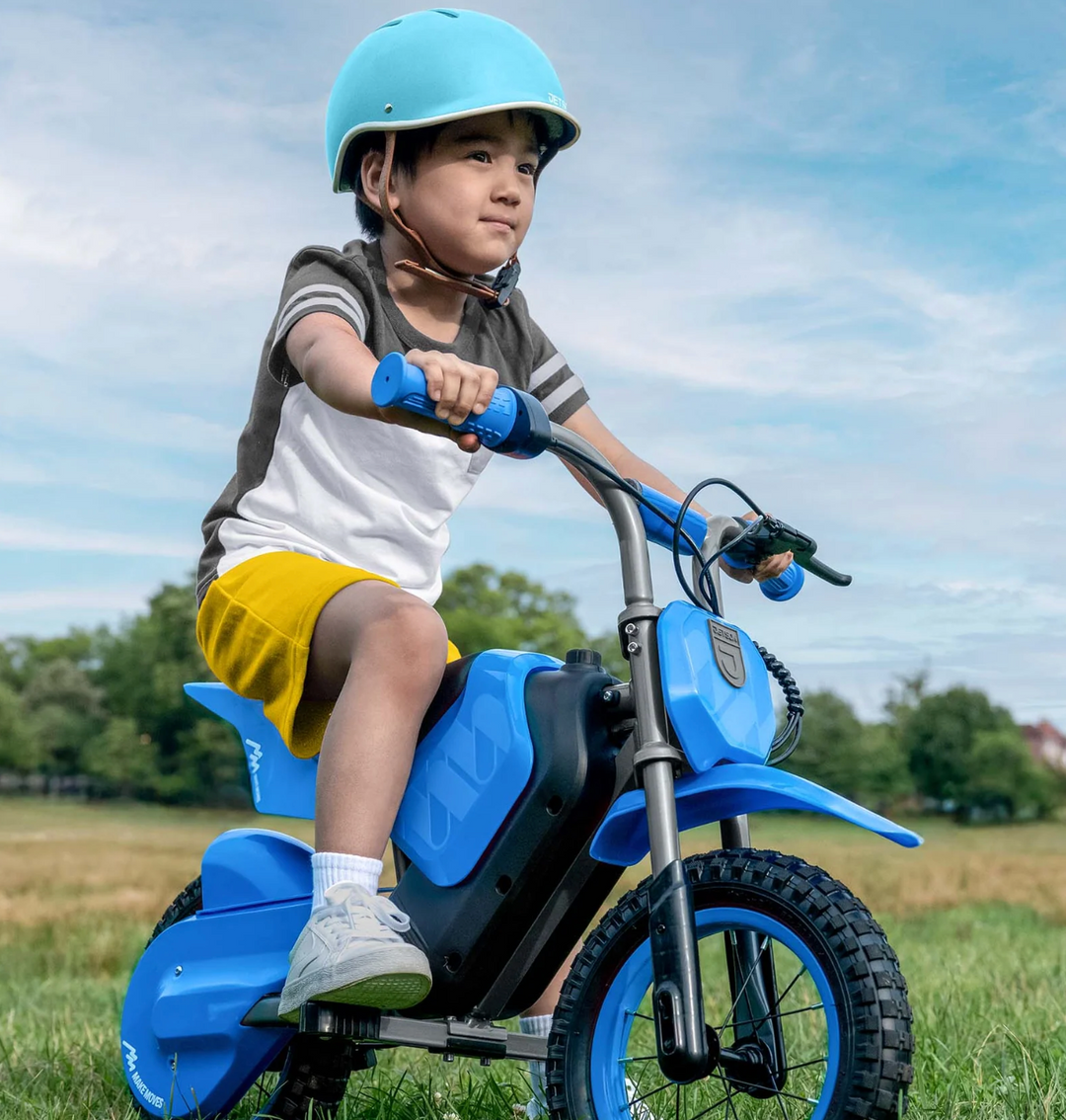 Jetson JFORT-BLU Electric Dirt Bike | 10 MPH | 150W Motor | 14.4V Battery, | 30 Min Ride Time | Blue | In-Store Exclusive