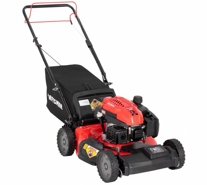 Restored Craftsman M220C | 21in 163cc Gas Self-Propelled Lawn Mower | 3-in-1 Deck | 6 Position Height Adjustment (12A-A2C2093) (Refurbished)