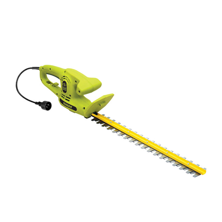 Restored Sun Joe HJ22HTE-MAX | Electric Dual-Action Hedge Trimmer | 22-Inch | 3.8 AMP | Dual-Handed Safety (Refurbished)