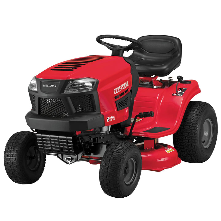 Restored Craftsman T100 | 36 In. Riding Lawn Mower with Mulching Capability | 11.5-HP Briggs & Stratton Engine (Refurbished)