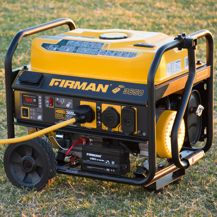 Restored Firman P03608 Gas Portable Generator | 4550W | 208 cc Engine 14 Hour Run Time | Remote Start | 120V | Generator Only (Refurbished)