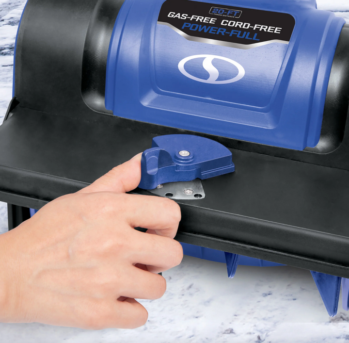 Restored Snow Joe 24V-SS12-HT | 24V Cordless Snow Shovel Bundle | W/ 4.0-Ah Battery, Charger, Cover, and Ice Scraper Glove (Refurbished)