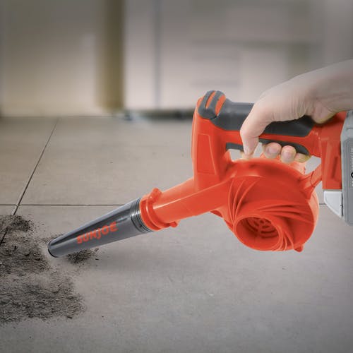 Restored Sun Joe 24V-WSB-LTE | Cordless Workshop Blower/Vacuum Kit | 24-Volt iON+ | 185 MPH | 105 CFM | w/ 2.0-Ah Battery & Charger (Refurbished)