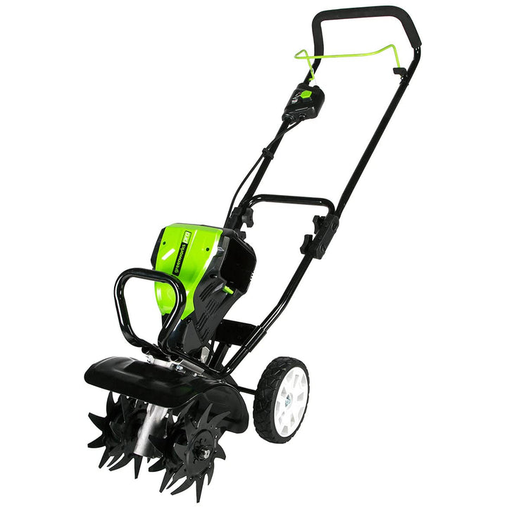 Restored Greenworks TL80L00 | Pro 80V 10 in Cultivator | W/ 2Ah Battery & Charger (Refurbished)