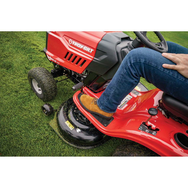 Troy Bilt Bronco 42 Riding Lawn Mower | 547cc Troy-Bilt engine | 42" deck | AutoDrive Transmission