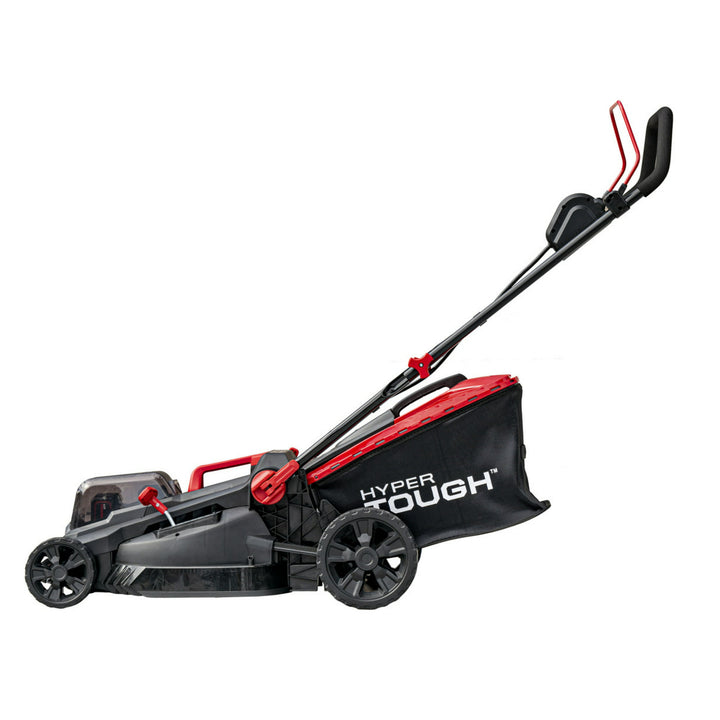 Restored Scratch and Dent Hyper Tough 40V Cordless Lawn Mower | 16-in. | Walk Behind | 2*4.0 Ah Battery and Quick Charger Included (Refurbished)