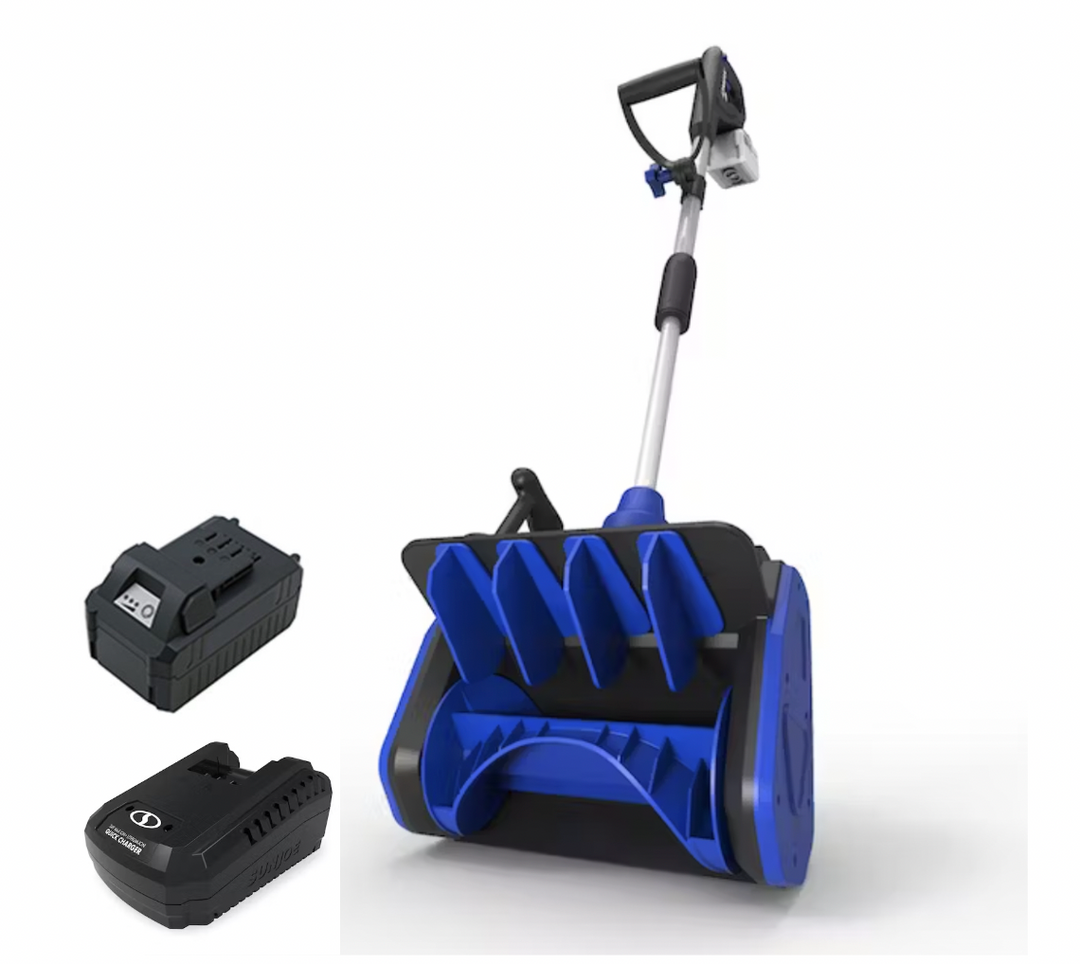 Restored Snow Joe 24V-SS13.5-XR-SJB | IONMAX Cordless Snow Shovel Kit | 24-Volt* | 13.5 Inch | W/ 5.0-Ah Battery and Charger | Directional Control (Refurbished)