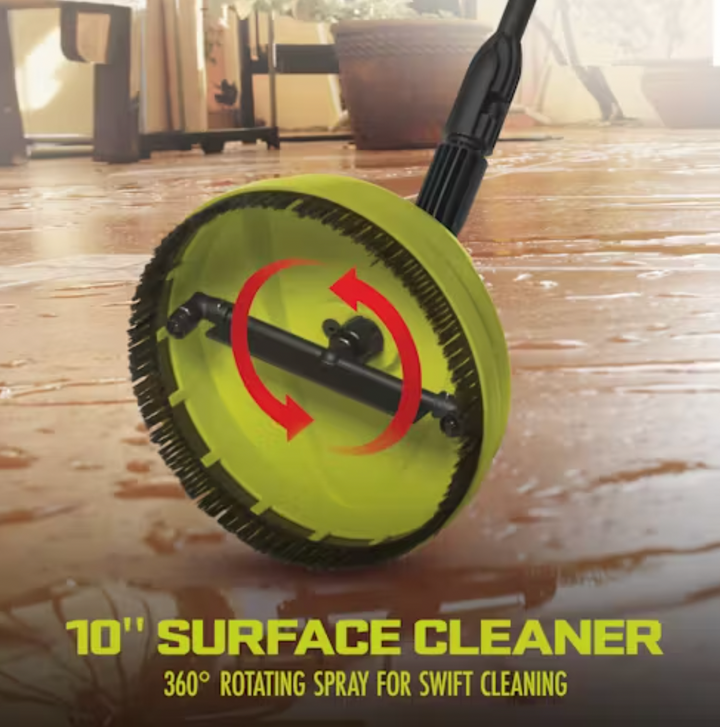 Sun Joe SPX-HCS-MAX Cleaning System | For SPX Pressure Washers | W/ Turbo Nozzle, Splashguard, Extension Wand, Gutter Cleaner & More (Refurbished)