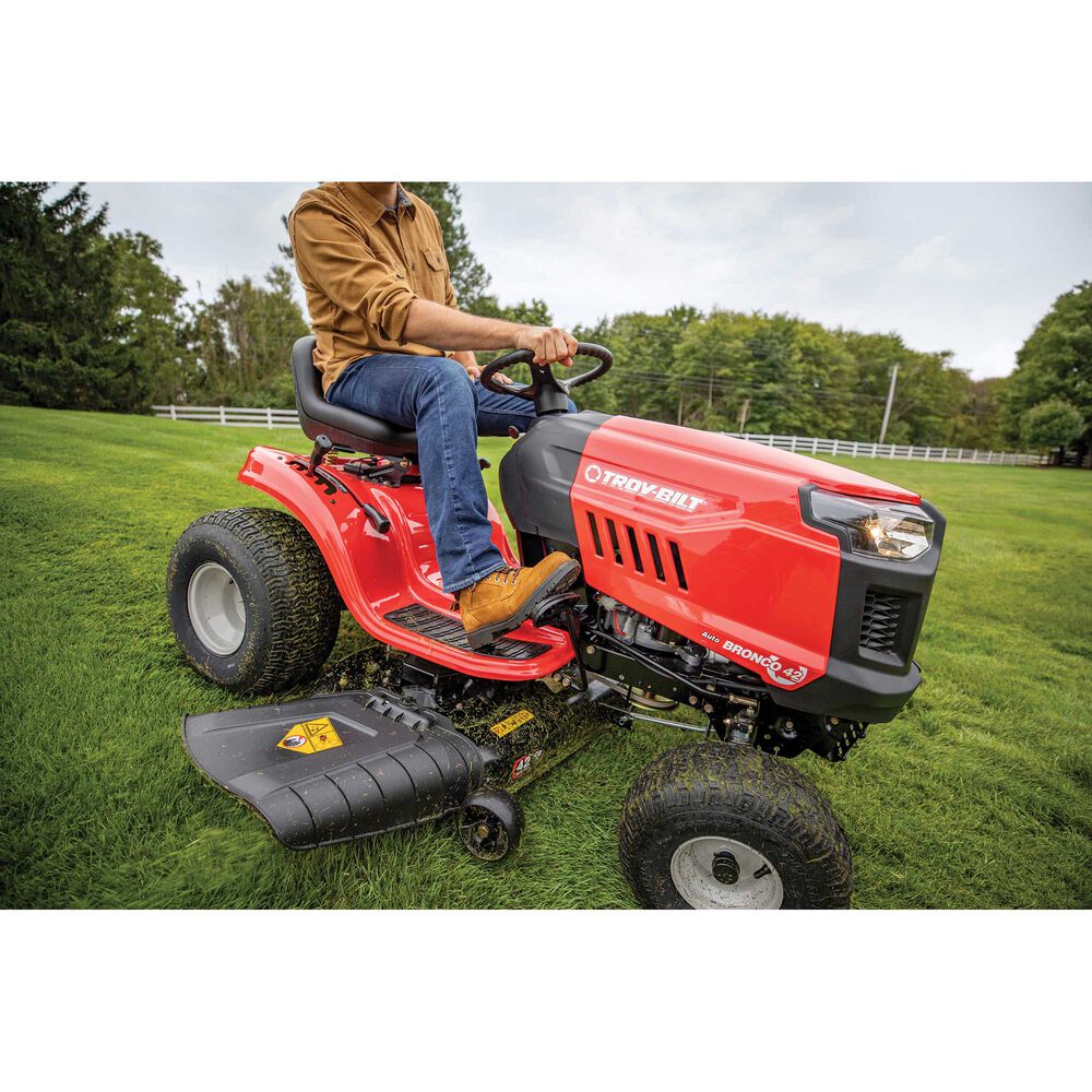 Restored Troy Bilt Bronco 42 Riding Lawn Mower | 547cc Troy-Bilt engine | 42" deck (Refurbished)