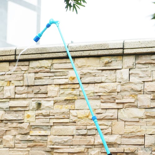 Restored Aqua Joe AJ-TWB72 72-Inch Telescopic Tornado Water Blaster | 3 Spray Patterns | Tornado High-Speed Spin Jet | For use with any garden hose (Refurbished)