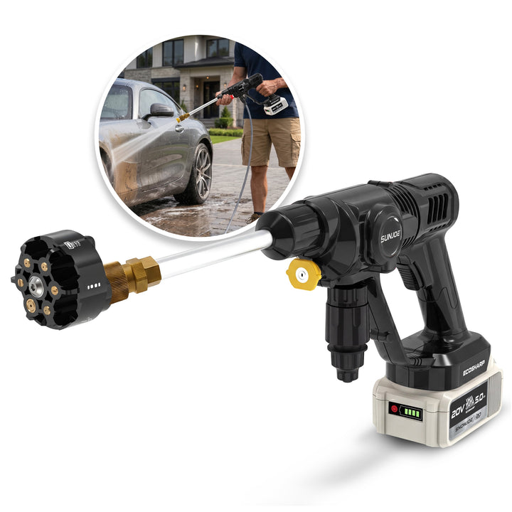 Sun Joe 20-Volt ECOSHARP Cordless X20 Pressure Sprayer | 290 PSI | W/ 5000 mAh (5.0-Amp) Battery + Charger (Refurbished) | In-Store Exclusive