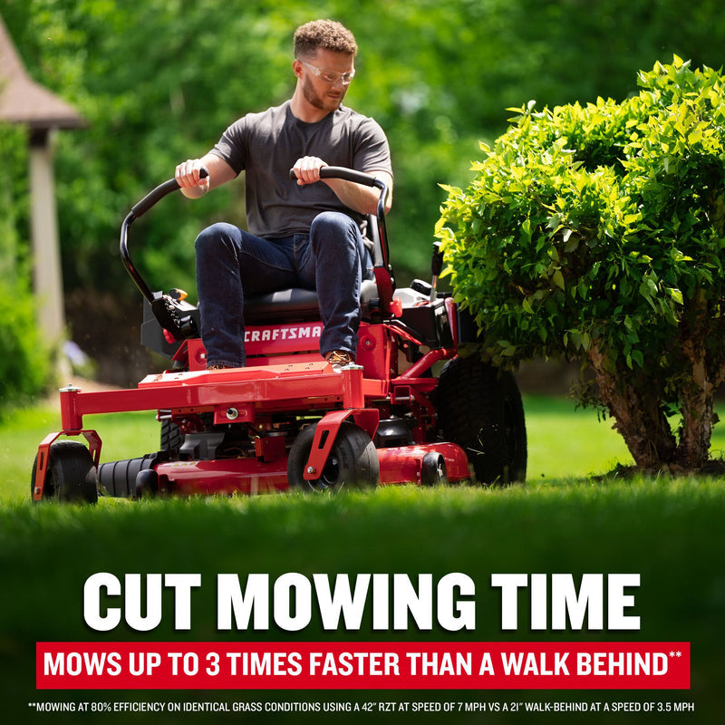 CRAFTSMAN Z3200 | 42in 547cc Gas Zero-Turn Riding Lawn Mower | Dual Hydrostatic Transmissions