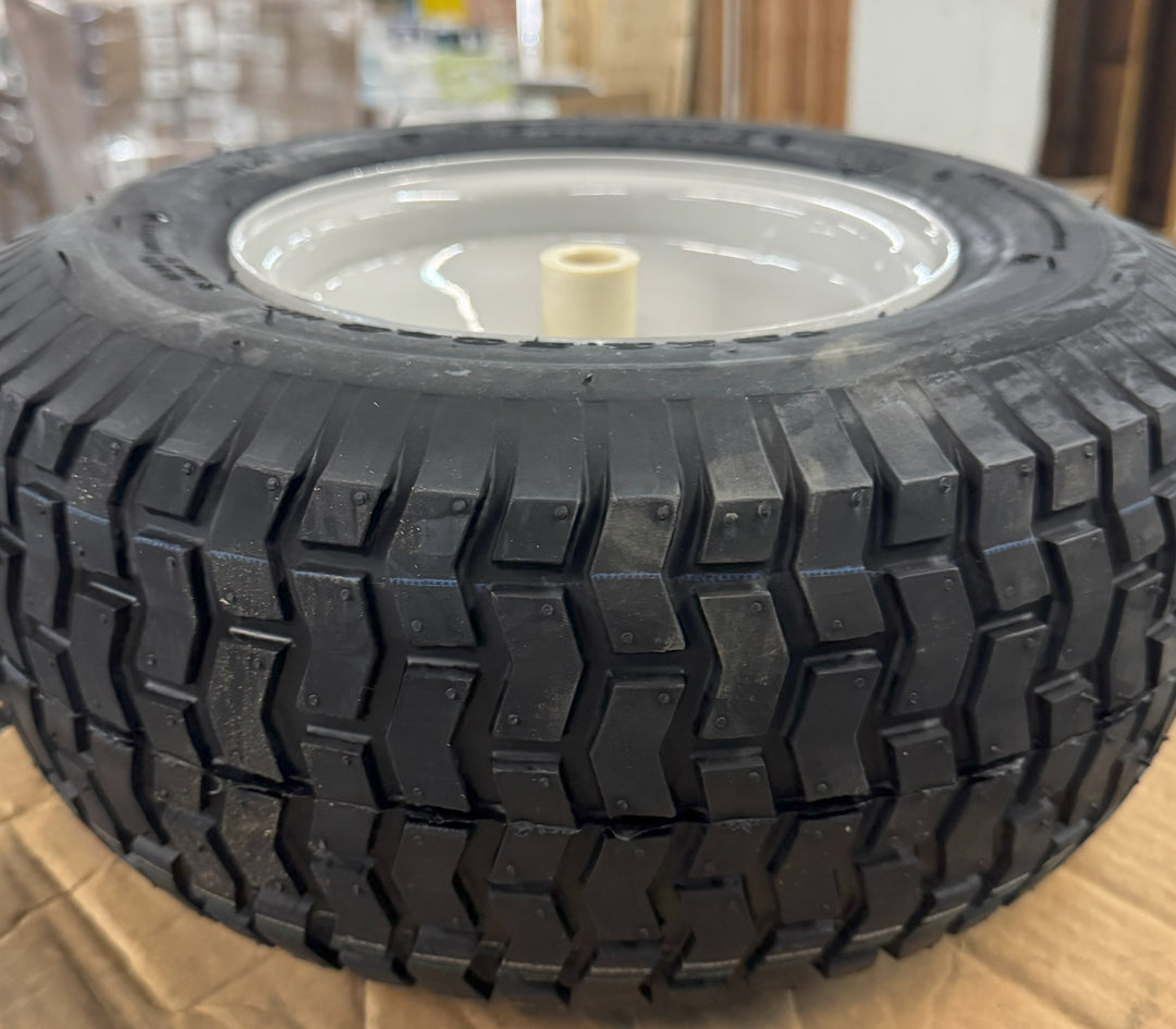 Deli Turf Tire, 4 Ply Rating, Tubeless, Lawn and Garden Tire (16x6.50-8) on Rim