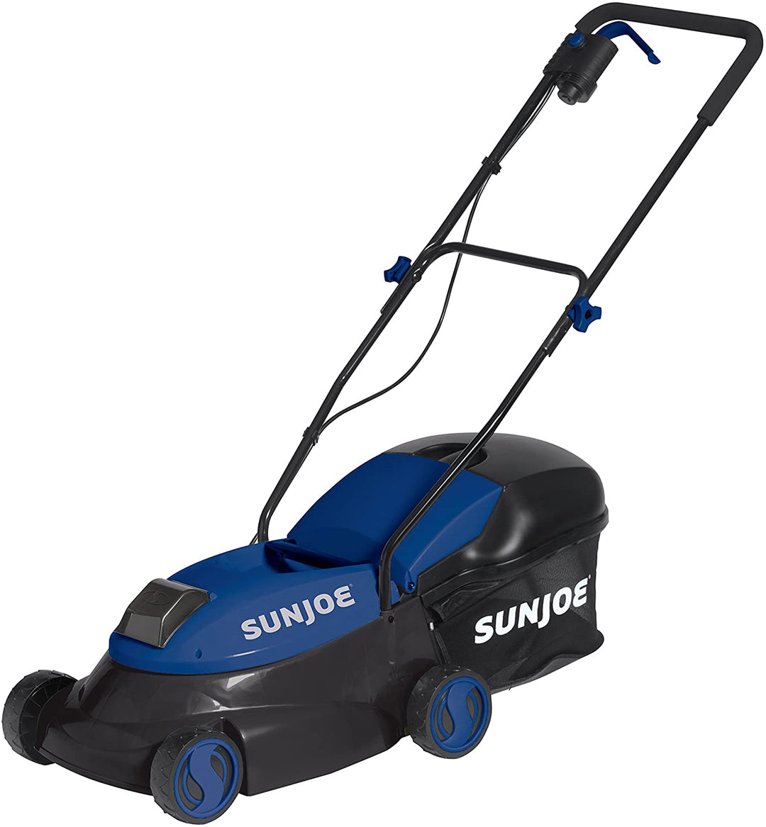 Restored Sun Joe MJ401C-XR Cordless Lawn Mower | 14 inch | 28V | 5 Ah | Brushless Motor (Refurbished)