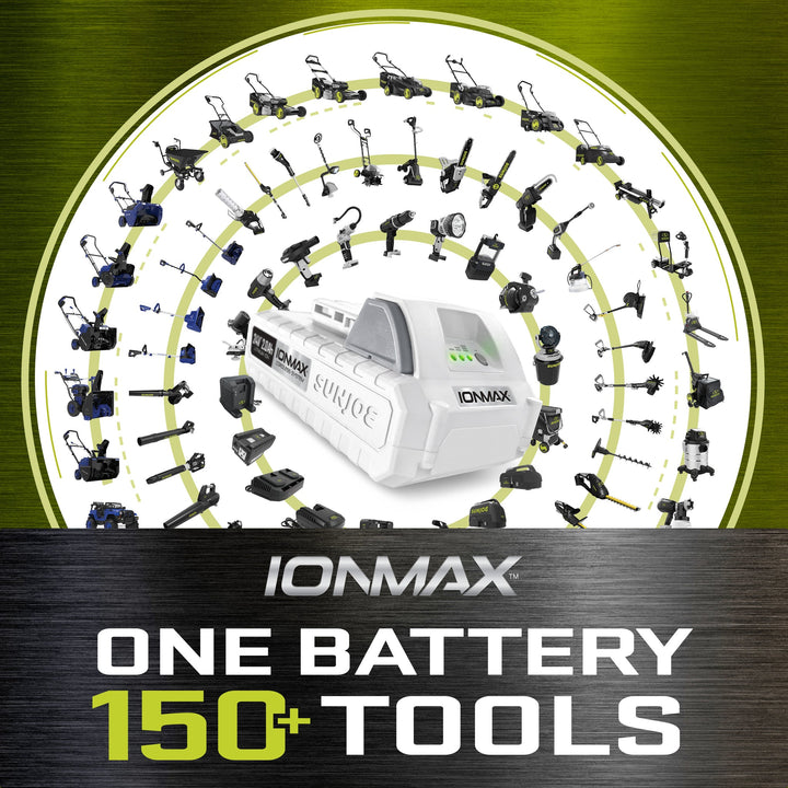 Restored Sun Joe 24V-10CS-GRN | 24V Cordless Self-Oiling Chain Saw Kit | 10in | Tool-Less Bar/Chain Tension |  4.0-Ah Battery + Charger (Refurbished)