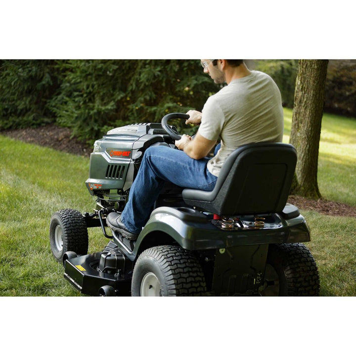 Restored Troy-Bilt Super Bronco 50 XP Riding Lawn Mower 50' Cut Fabricated Steel Deck (Refurbished)