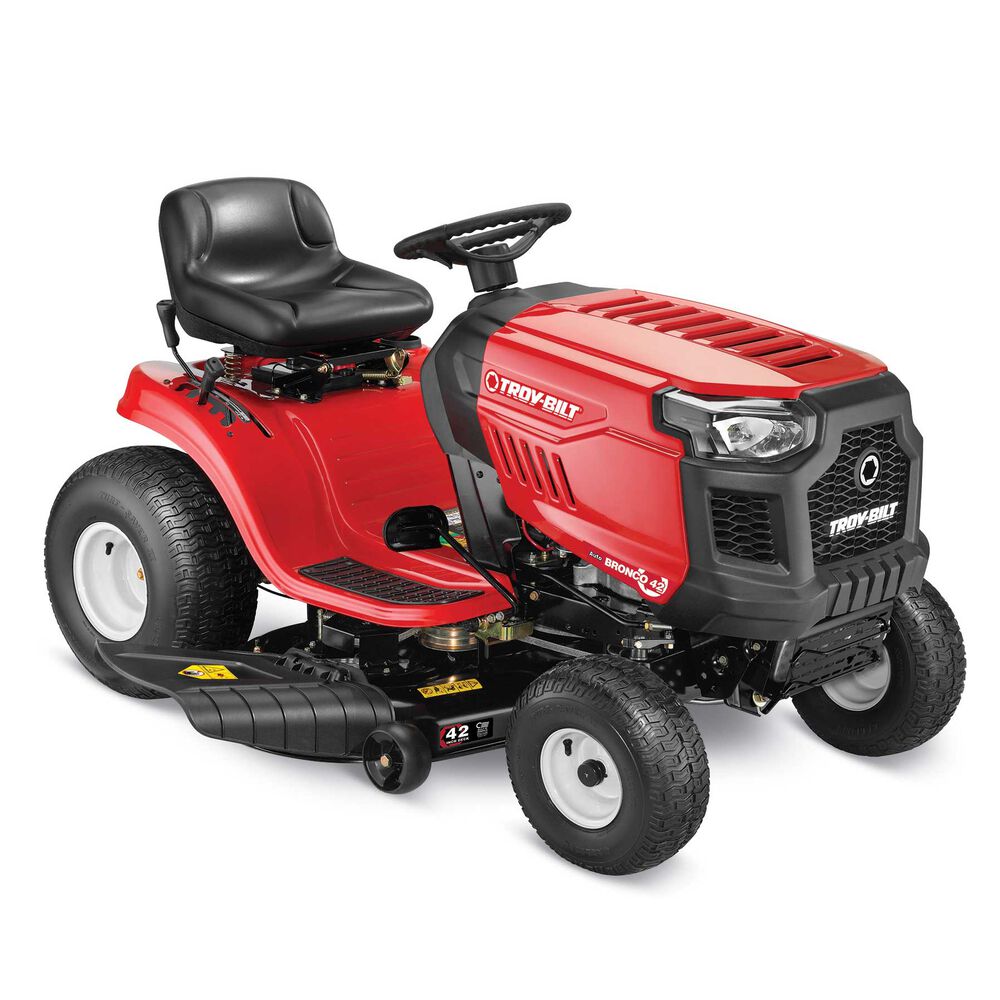 Troy Bilt Bronco 42 Riding Lawn Mower | 547cc Troy-Bilt engine | 42" deck