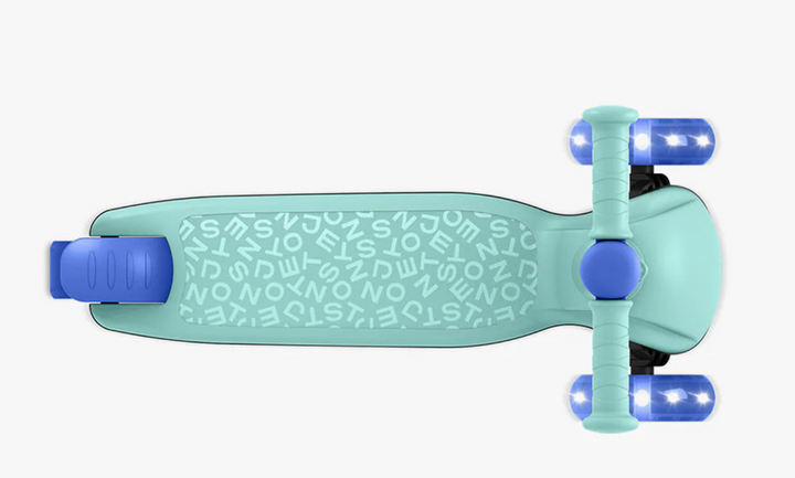 Jetson Gem Learn & Grow 3-Wheel Kids Scooter | Adjustable Handlebar | Lean-to-Steer Ride | Motion LED Wheels | Ages 3+ | JGEM-BLU | In-Store Exclusive