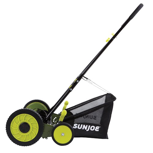 Restored Sun Joe MJ501M Manual Reel Mower W/ Grass Catcher | 18-inch | 9-Position (Refurbished)