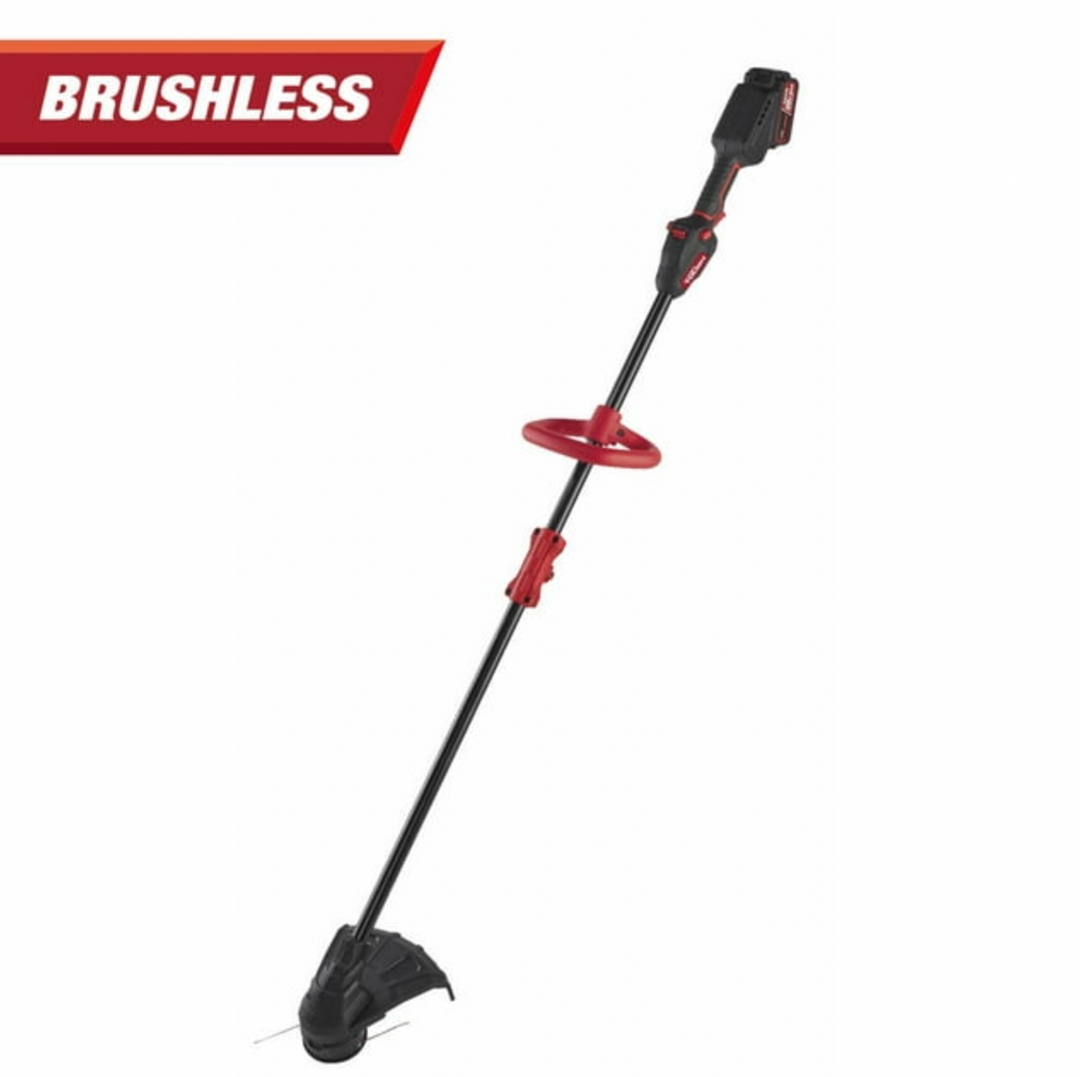 Restored Scratch and Dent Hyper Tough Brushless String Trimmer | Battery Powered | 20V Max | 13" | 4.0Ah | Rapid Reload Trimmer Head | HT22-401-03-02 (Refurbished)