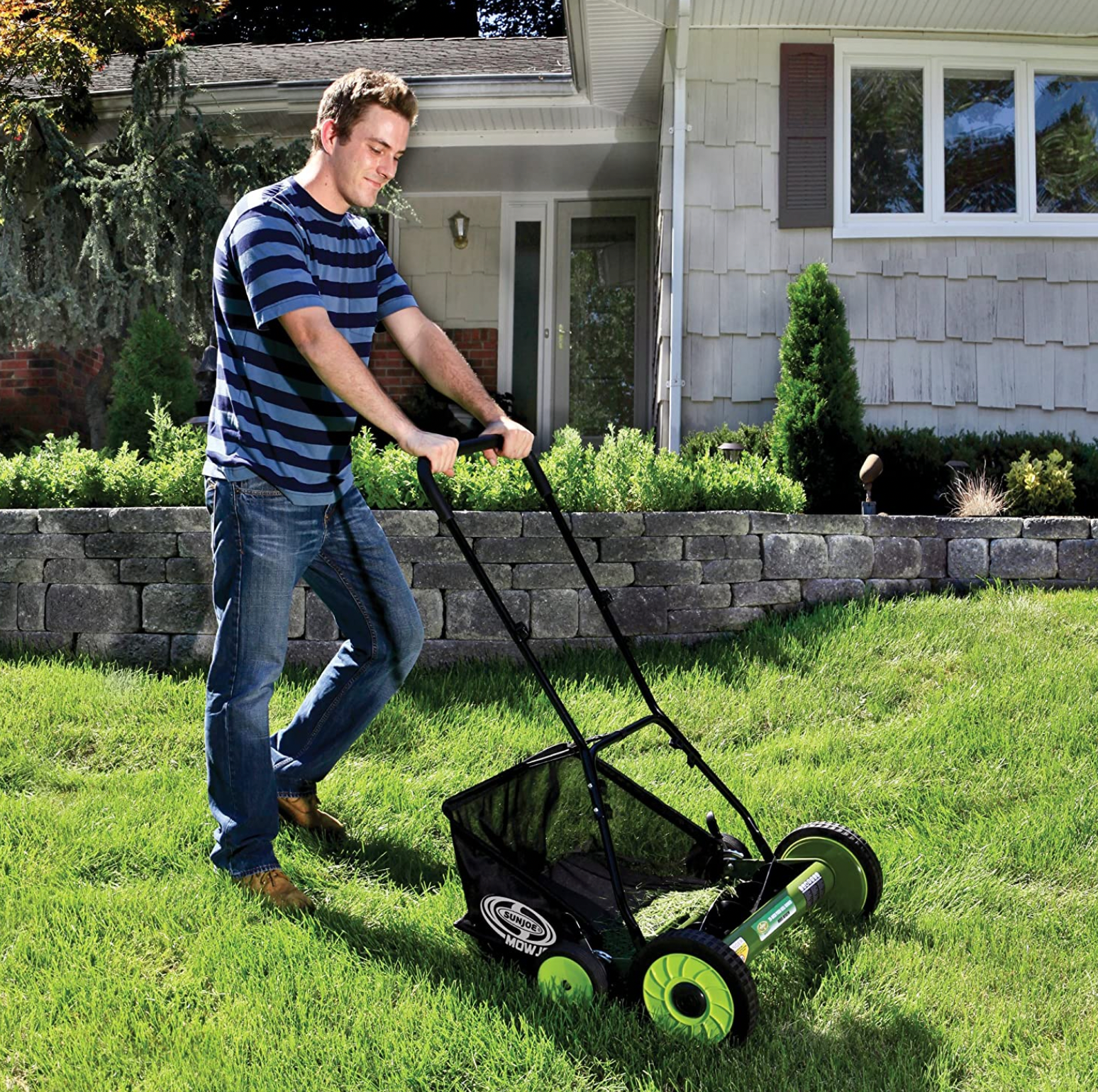 Restored Sun Joe MJ502M In-Store Exclusive Manual Reel Mower W
