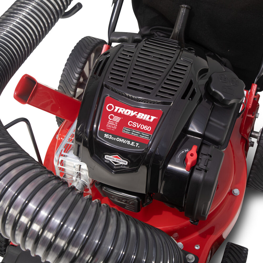 Restored Troy-Bilt CSV060 Chipper Shredder Vacuum | 163cc Briggs & Stratton Engine (Refurbished)