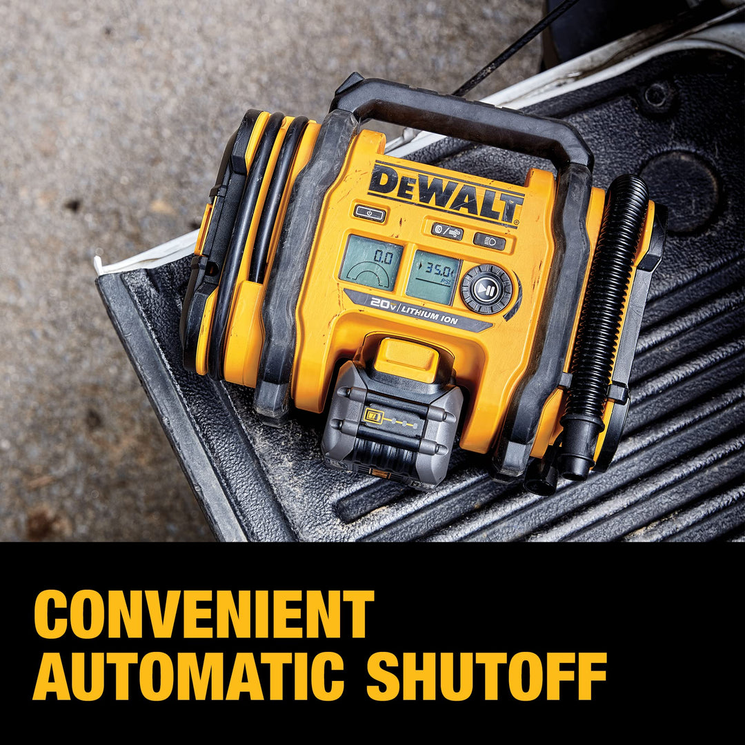 DEWALT 20V MAX Cordless Electric Portable Inflator (Tool Only)