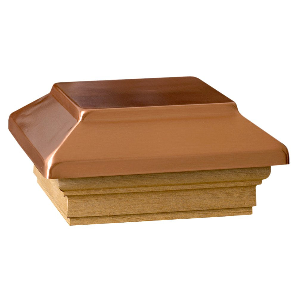 Deckorators 4-in x 4-in Victoria Plateau Post Cap | with Treated Base