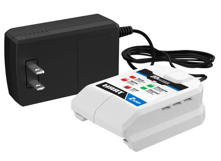 Restored HART CGH001 20-Volt 2Ah Fast Charger | 3x Faster Than Standard Chargers (Refurbished)