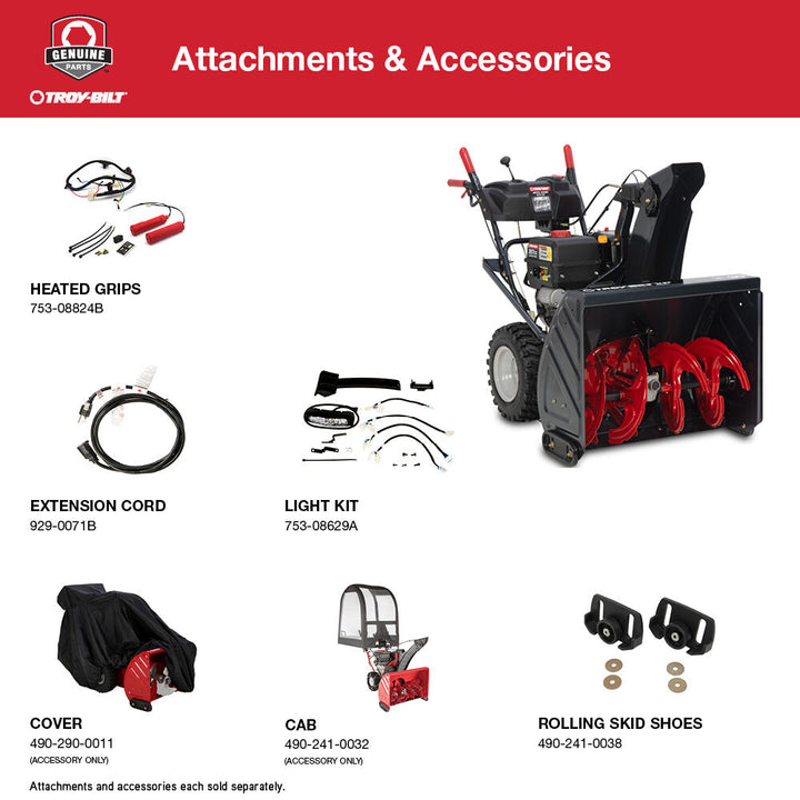 Troy Bilt Arctic Storm 3010 XP | 30in Two Stage Snow Blower |  357cc Troy-Bilt Engine