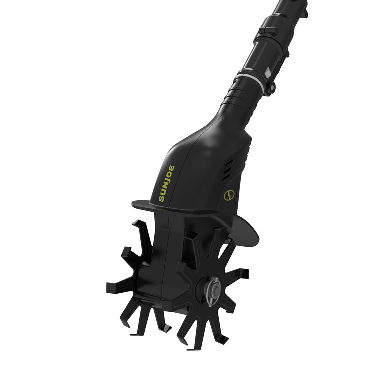 Restored Sun Joe 24V-TLR-LTE | 24V Cordless Garden Tiller + Cultivator Kit | W/ 2.0-Ah Battery and Charger (Refurbished)
