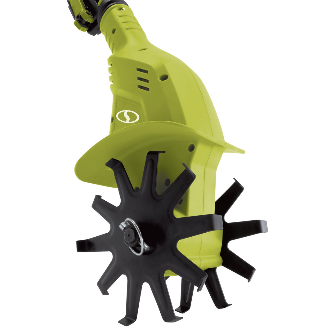 Sun Joe 24V-TLR-LTE | 24V Cordless Garden Tiller + Cultivator Kit | W/ 2.0-Ah Battery and Charger (Refurbished) | IN-STORE EXCLUSIVE
