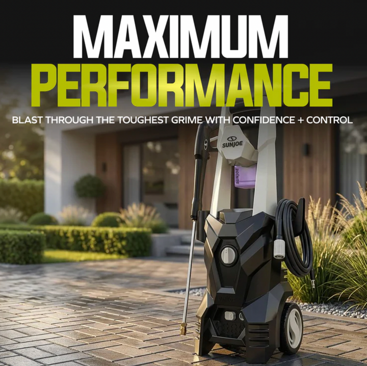 Sun Joe SPX200-GO | 2000 PSI Electric Pressure Washer | 13-Amp | 4 Nozzles | Foamer Cannon (Refurbished) | In-Store Exclusive