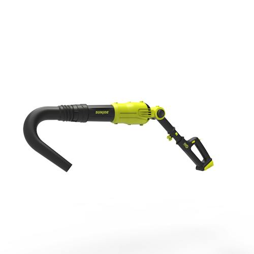 Sun Joe 24V-TBP-LTE | 2-in-1 Handheld + Pole Leaf Blower Kit | W/ 2.0-Ah Battery + Charger | Includes 3 Nozzle Connections (Refurbished) | In-Store Exclusive