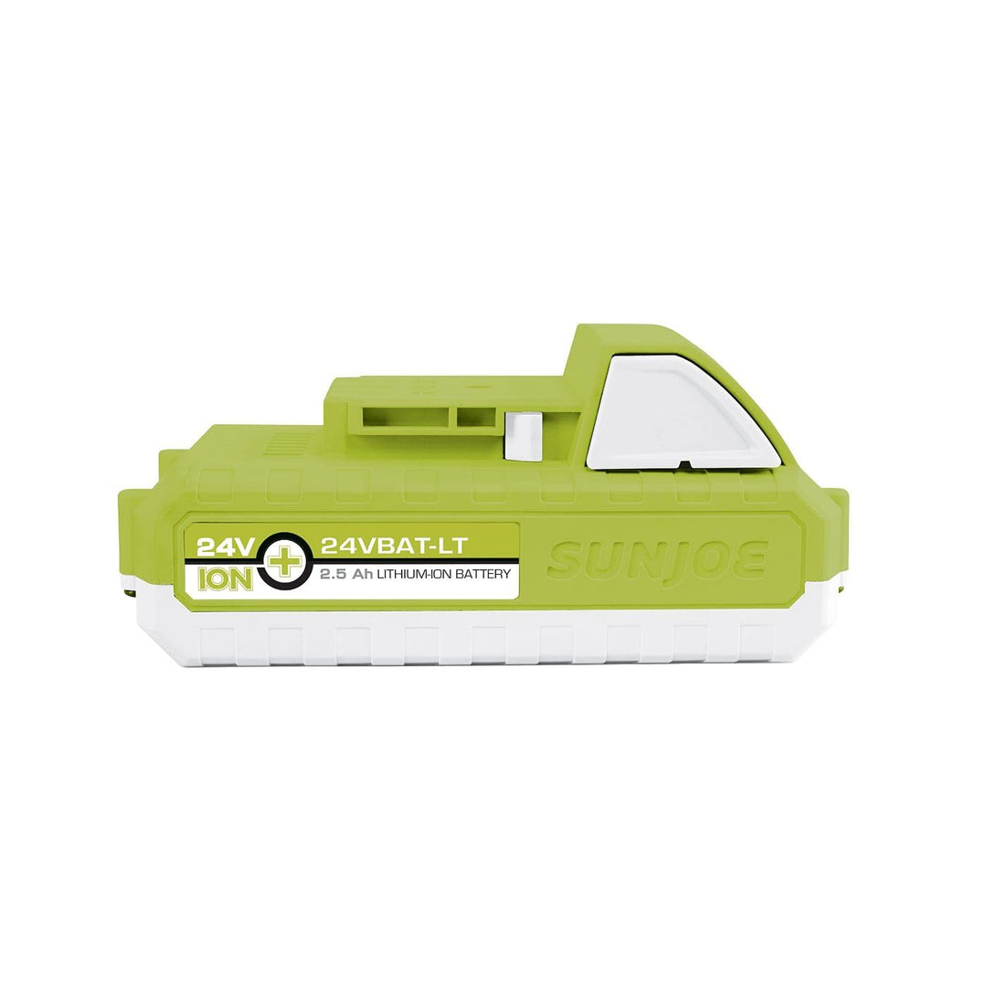 Restored Snow Joe IONMAX System Compatible 24VBAT-LT EcoSharp Pro Lithium-Ionmax Battery, 24 Volt, 2.5-Ah (Refurbished)