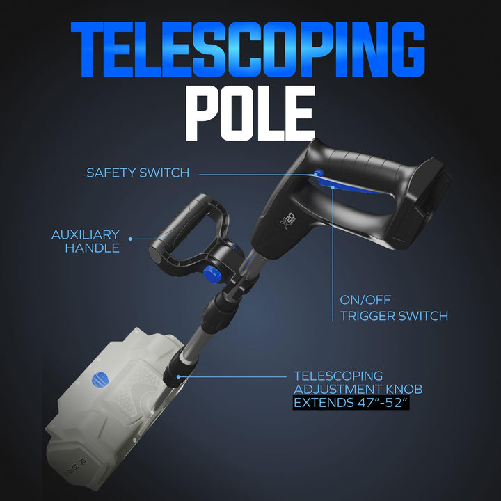 Restored Snow Joe X20-SNOW-5A | 10 in. Cordless Snow Shovel Kit | W/ Battery & Charger | Brushless Motor & Lightweight (Refurbished)