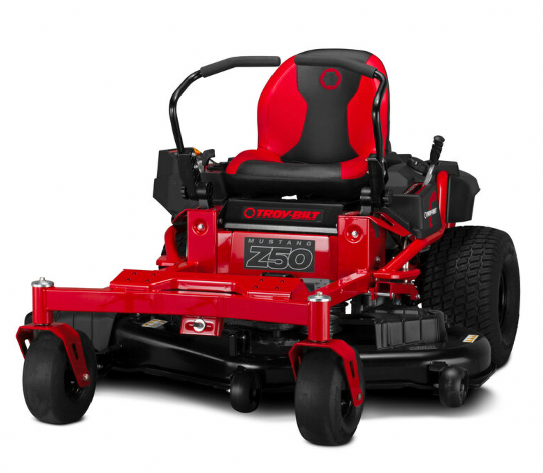 Troy Bilt Mustang Z50 50" Zero-Turn Rider | 24 HP | 747cc KOHLER Twin-Cylinder Engine | Dual Hydrostatic Transmissions | 50" Twin Blades