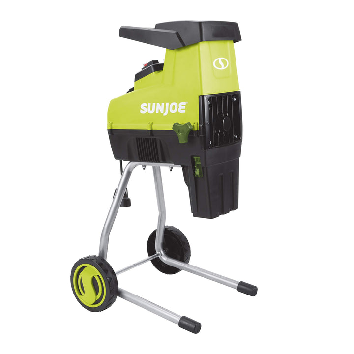 Sun Joe CJ603E 15-Amp 1.7-Inch Cutting Diameter Electric Silent Wood Chipper/Shredder, Green (Refurbished) | IN-STORE EXCLUSIVE