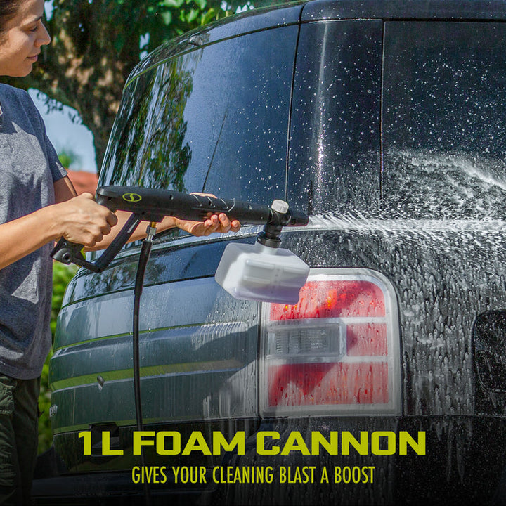 Restored Sun Joe SPX2790-MAX | Electric Pressure Washer | 2200 PSI Rated Pressure | Included Foam Cannon (Refurbished)