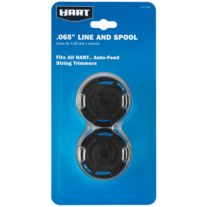 Restored Scratch and Dent HART 2-Pack .065-inch Pre-Wound Cordless Trimmer Spools (Refurbished)