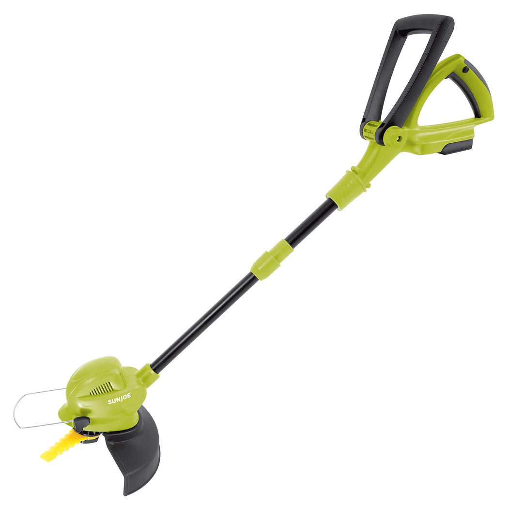 Restored Sun Joe 24V-SB10-CT 24V iON+ 10-in. 2.0Ah Cordless SharperBlade Stringless Lawn Trimmer, Tool Only (Refurbished)