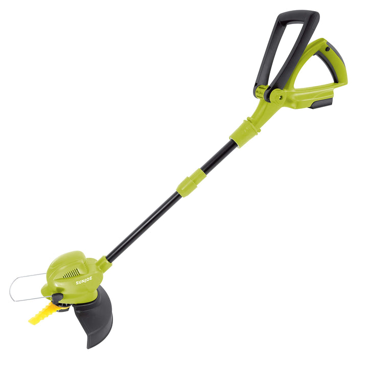 Restored Sun Joe 24V-SB10-CT 24V iON+ 10-in. 2.0Ah Cordless SharperBlade Stringless Lawn Trimmer, Tool Only (Refurbished)