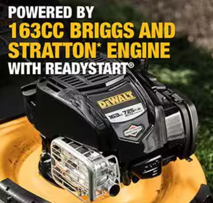 DEWALT 12AVP2R3739 | 21in. Self Propelled Lawn Mower | 163cc Briggs and Stratton 725Exi Engine | Rear Wheel Drive | 3-in-1 (Open Box)