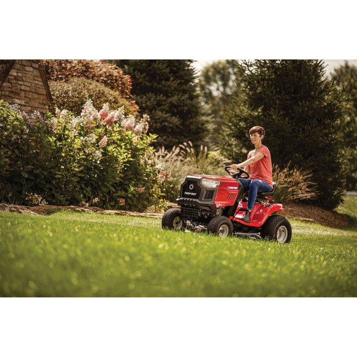 Restored Troy-Bilt Pony 42 Riding Lawn Mower | 547cc Troy-Bilt Engine | 42" Side-Discharge | 7-Speed Shift On The Go Transmission (Refurbished)