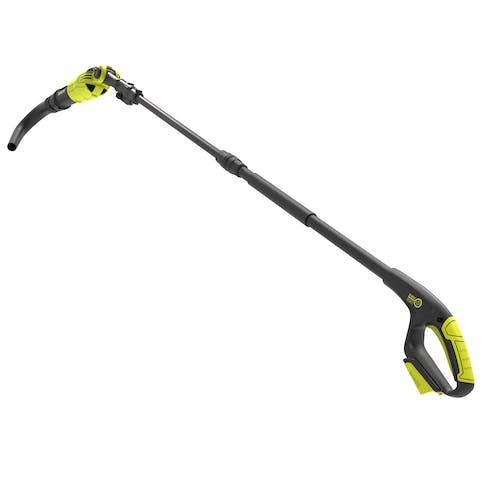 Restored Sun Joe 24V-TBP-LTE | 2-in-1 Handheld + Pole Leaf Blower Kit | W/ 2.0-Ah Battery + Charger | Includes 3 Nozzle Connections (Refurbished)